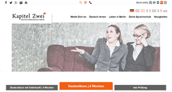 Desktop Screenshot of kapitel-zwei.de